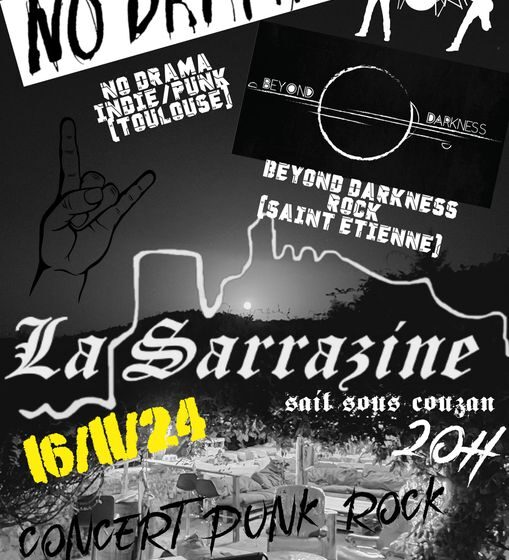 AFFICHE LA SARRAZINE - BEYOND DARKNESS - NO DRAMA